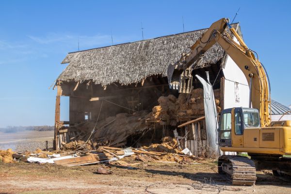 Barn Demolition in Danbury
