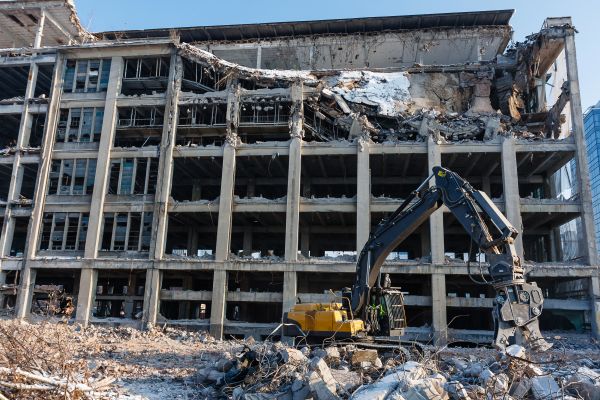 Commercial Building Demolition in Danbury