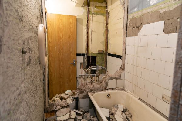 Shower Tile Demolition in Danbury