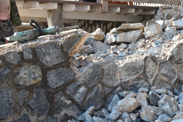 Retaining Wall Demolition in Danbury